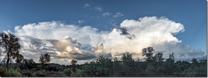 stormy sky view E Skull Valley AZ
