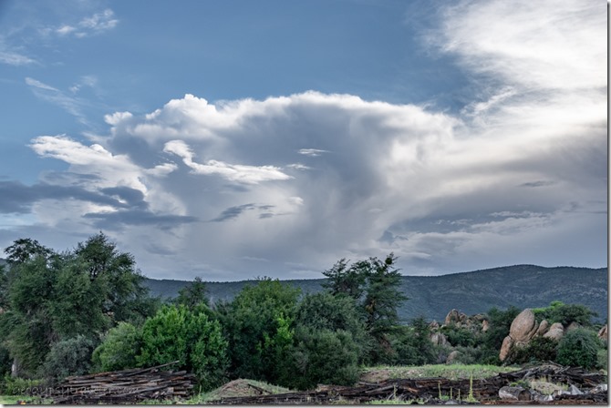 storm clouds Skull Valley AZ