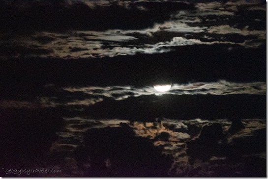 full moon clouds Skull Valley AZ