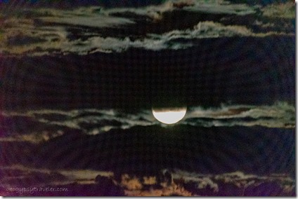 full moon clouds Skull Valley AZ