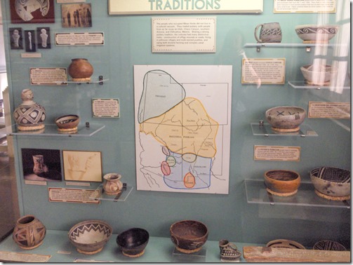 Museum pottery Mesa Verde NP CO