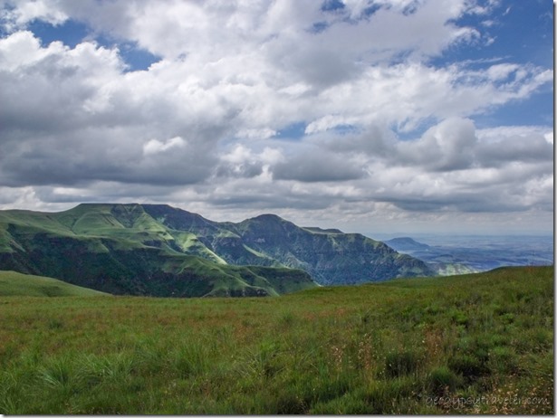 Valley view Drakensberg hike KwaZulu-Natal South Africa