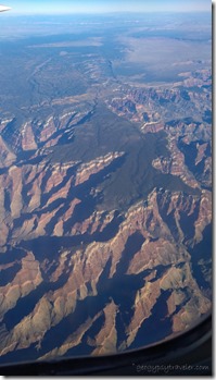 flying over Grand Canyon