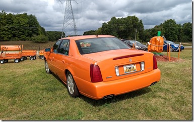 orange Cadillac Pumpkin Man Kalamazoo Michigan