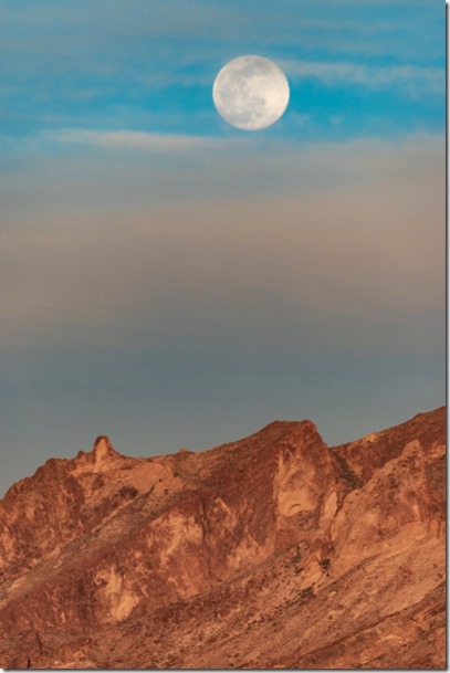 Kofa Mts moon BLM Palm Canyon Rd Kofa NWR AZ