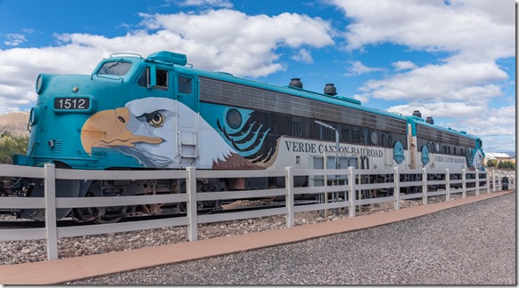 Verde Canyon RR locomotives Clarkdale AZ