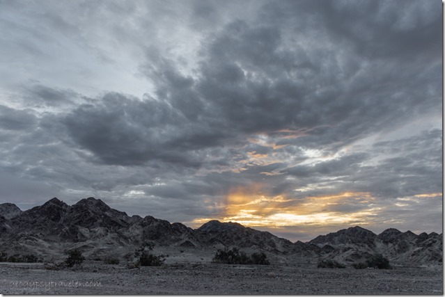 desert mts sunrise clouds Cargo Muchacho Mts BLM Tumco CA
