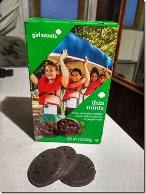 $5 box Girl Scout cookies