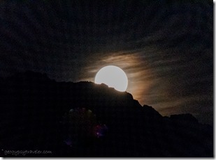 full moon rise Mohawk Mts Owl AZ