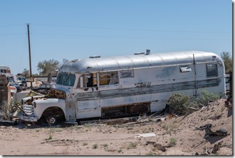 old bus wrecking yard Owl AZ
