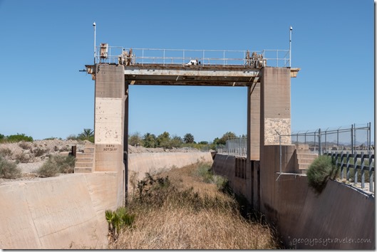 sluiceway gate irg canal Yuma AZ