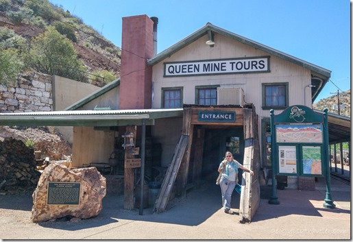 Copper Queen Mine tour bldg Bisbee AZ