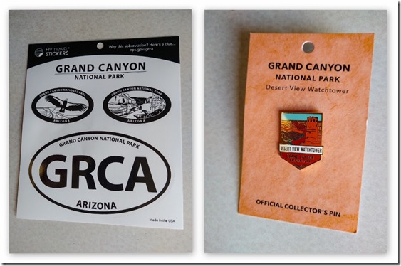 GRCA stickers & hat pin