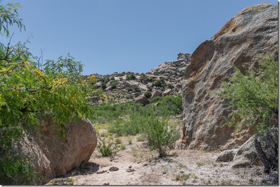 desert boulders Indian Bread Rocks BLM Bowie AZ