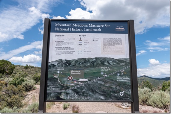 sign Mt Meadow Massacre UT