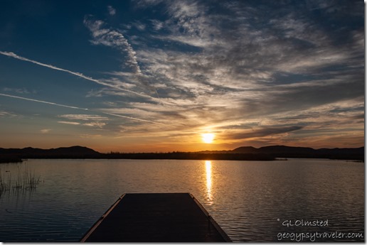 sunset Mittry Lake Yuma AZ