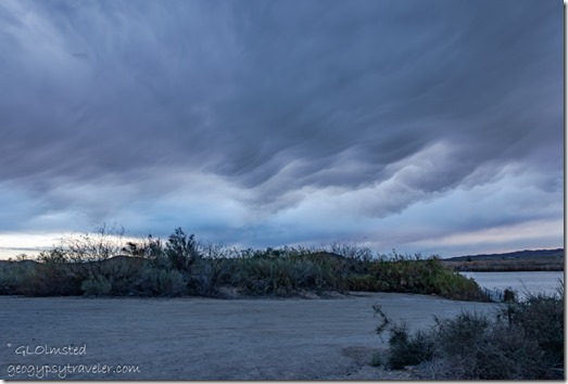 storm clouds Mittry Lake Yuma AZ