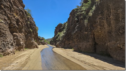 Hassayampa R box canyon AZ