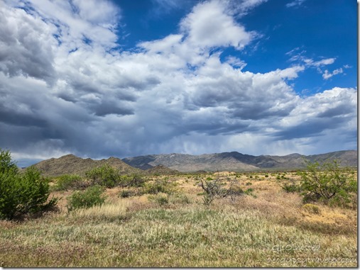 storm clouds Date Crk Mts Congress AZ