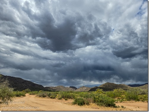 storm clouds Date Crk Mts Congress AZ